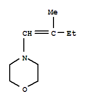 Morpholine, 4-(2-methyl-1-butenyl)-(8ci,9ci) Structure,28478-25-3Structure