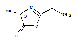 5(4H)-oxazolone,2-(aminomethyl)-4-methyl-,(4s)-(9ci) Structure,285133-33-7Structure