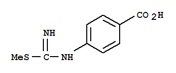 (9ci)-4-[[亚氨基(甲基硫代)甲基]氨基]-苯甲酸结构式_285556-33-4结构式