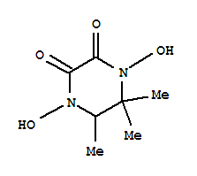 (9ci)-1,4-二羟基-5,5,6-三甲基-2,3-哌嗪二酮结构式_286409-65-2结构式