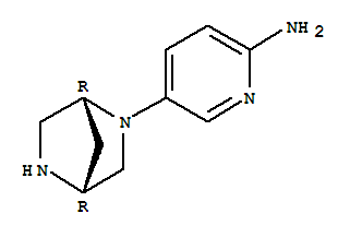 (9ci)-5-(1r,4r)-2,5-二氮杂双环[2.2.1]庚-2-基-2-吡啶胺结构式_286943-95-1结构式