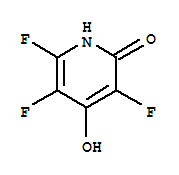 2(1H)-pyridinone, 3,5,6-trifluoro-4-hydroxy- Structure,2874-40-0Structure