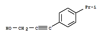 (9ci)-3-[4-(1-甲基乙基)苯基]-2-丙炔-1-醇结构式_288101-00-8结构式