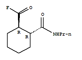 (1r,2r)-(9ci)-2-[(丙基氨基)羰基]-环己烷碳酰氟结构式_288314-21-6结构式