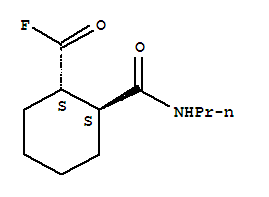 (1s,2s)-(9ci)-2-[(丙基氨基)羰基]-环己烷碳酰氟结构式_288314-22-7结构式