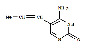 2(1H)-pyrimidinone, 4-amino-5-(1-propenyl)-(9ci) Structure,289064-94-4Structure