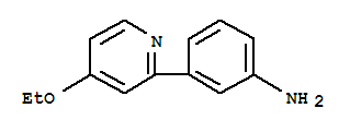 Benzenamine, 3-(4-ethoxy-2-pyridinyl)-(9ci) Structure,289469-68-7Structure