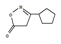 (8ci)-3-环戊基-2-异噁唑啉-5-酮结构式_29068-27-7结构式