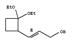 (2e)-(9ci)-3-(2,2-二乙氧基环丁基)-2-丙烯-1-醇结构式_291537-71-8结构式