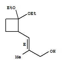 (2e)-(9ci)-3-(2,2-二乙氧基环丁基)-2-甲基-2-丙烯-1-醇结构式_291537-74-1结构式