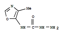 Hydrazinecarboxamide, n-(4-methyl-5-oxazolyl)- Structure,2917-35-3Structure