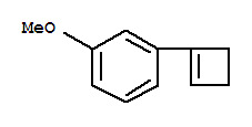 Benzene, 1-(1-cyclobuten-1-yl)-3-methoxy-(9ci) Structure,291778-10-4Structure