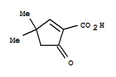 1-Cyclopentene-1-carboxylicacid,3,3-dimethyl-5-oxo-(9ci) Structure,292043-69-7Structure