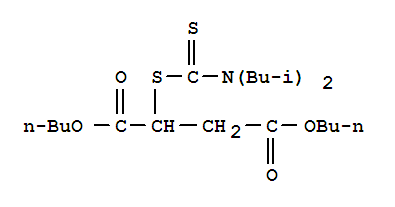 Butanedioic acid,bis(2-methylpropyl)aminothioxomethylthio-,dibutyl ester Structure,292062-03-4Structure