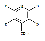 4-甲基吡啶-D7结构式_29372-29-0结构式