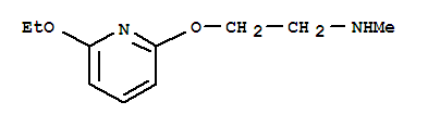 Pyridine, 2-ethoxy-6-[2-(methylamino)ethoxy]-(8ci) Structure,29449-95-4Structure