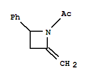 (9ci)-1-乙酰基-2-亚甲基-4-苯基-氮杂丁烷结构式_294862-16-1结构式