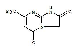 Imidazo[1,2-a]pyrimidin-2(3h)-one, 1,5-dihydro-5-thioxo-7-(trifluoromethyl)- Structure,294880-84-5Structure