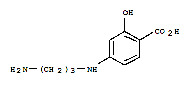(9ci)-4-[(3-氨基丙基)氨基]-2-羟基-苯甲酸结构式_295307-79-8结构式
