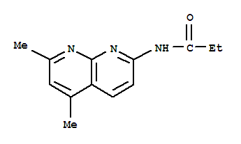 Propanamide, n-(5,7-dimethyl-1,8-naphthyridin-2-yl)-(9ci) Structure,296244-68-3Structure