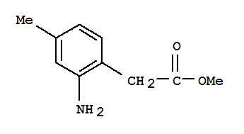 Benzeneacetic acid, 2-amino-4-methyl-, methyl ester Structure,29640-92-4Structure