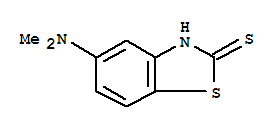 2(3H)-benzothiazolethione,5-(dimethylamino)-(9ci) Structure,298687-01-1Structure