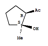 Ethanone, 1-[(1r,2s)-2-hydroxy-2-methylcyclopentyl]-, rel-(9ci) Structure,299895-60-6Structure