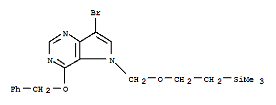 4-Benzyloxy-7-bromo-5-n-(2-trimethylsilylethoxy)methylpyrrolo[3,2-d]pyrimidine Structure,299916-85-1Structure