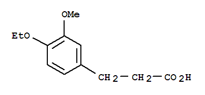 (4-Ethoxy-3-methoxyphenyl)propanoic acid Structure,30044-91-8Structure