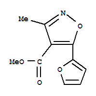 4-Isoxazolecarboxylicacid,5-(2-furyl)-3-methyl-,methylester(8ci) Structure,30059-10-0Structure