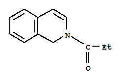 (9ci)-1,2-二氢-2-(1-氧代丙基)-异喹啉结构式_300661-48-7结构式