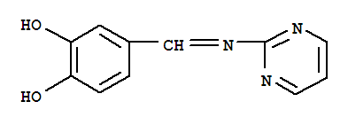 1,2-Benzenediol, 4-[(2-pyrimidinylimino)methyl]-(9ci) Structure,300713-18-2Structure