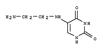 2,4(1H,3h)-pyrimidinedione,5-[(2-aminoethyl)amino]-(9ci) Structure,300804-18-6Structure