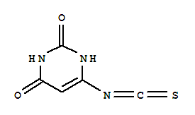 2,4(1H,3h)-pyrimidinedione,6-isothiocyanato-(9ci) Structure,301236-45-3Structure