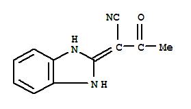 (9ci)-2-(1,3-二氢-2H-苯并咪唑-2-基)-3-氧代-丁腈结构式_301344-08-1结构式