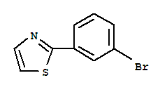 2-(3-Bromophenyl)thiazole Structure,30216-47-8Structure