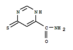 (9ci)-1,6-二氢-6-硫氧代-4-嘧啶羧酰胺结构式_303024-25-1结构式