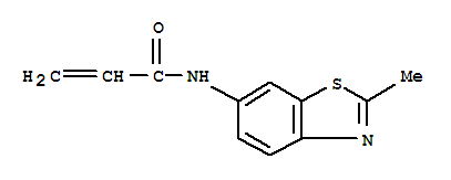 (9ci)-n-(2-甲基-6-苯并噻唑)-2-丙酰胺结构式_303129-79-5结构式