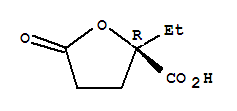 2-Furancarboxylicacid,2-ethyltetrahydro-5-oxo-,(2r)-(9ci) Structure,303183-89-3Structure