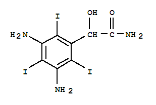 Benzeneacetamide, 3,5-diamino--alpha--hydroxy-2,4,6-triiodo- Structure,304851-93-2Structure