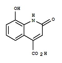 1,2-Dihydro-8-hydroxy-2-oxo-4-quinolinecarboxylic acid Structure,30536-55-1Structure