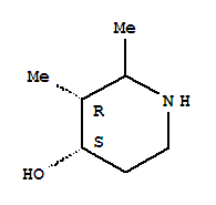 (3r,4s)-rel-(9ci)-2,3-二甲基-4-羟基哌啶结构式_305383-19-1结构式