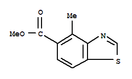 5-Benzothiazolecarboxylicacid,4-methyl -,methylester(9ci) Structure,306276-79-9Structure