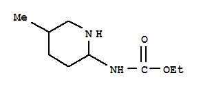 (9ci)-(5-甲基-2-哌啶基)-氨基甲酸乙酯结构式_306991-80-0结构式