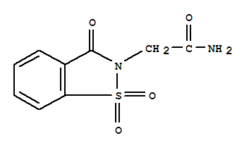 2-(1,1-Dioxido-3-oxo-1,2-benzisothiazol-2(3h)-yl)acetamide Structure,30763-03-2Structure