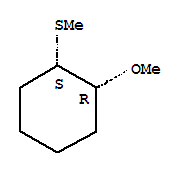 (1r,2s)-rel-(9ci)-1-甲氧基-2-(甲基硫代)-环己烷结构式_307966-00-3结构式