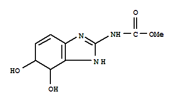 (9ci)-(4,5-二氢-4,5-二羟基-1H-苯并咪唑-2-基)-氨基甲酸甲酯结构式_309261-24-3结构式