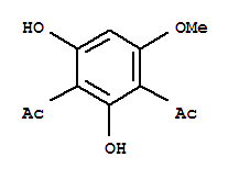 1-(3-乙酰基-2,4-二羟基-6-甲氧基苯基)-1-乙酮结构式_3098-38-2结构式