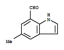 5-Methyl-1h-indole-7-carboxaldehyde Structure,309976-26-9Structure