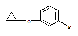 Benzene, 1-(cyclopropyloxy)-3-fluoro-(9ci) Structure,309977-71-7Structure